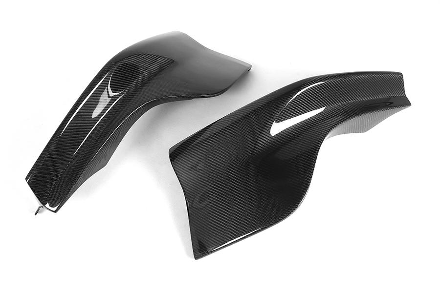 DOKŁADKI/LOTKI ZDERZAKA PRZEDNIEGO CARBON BMW E60 M TECH - Image 3