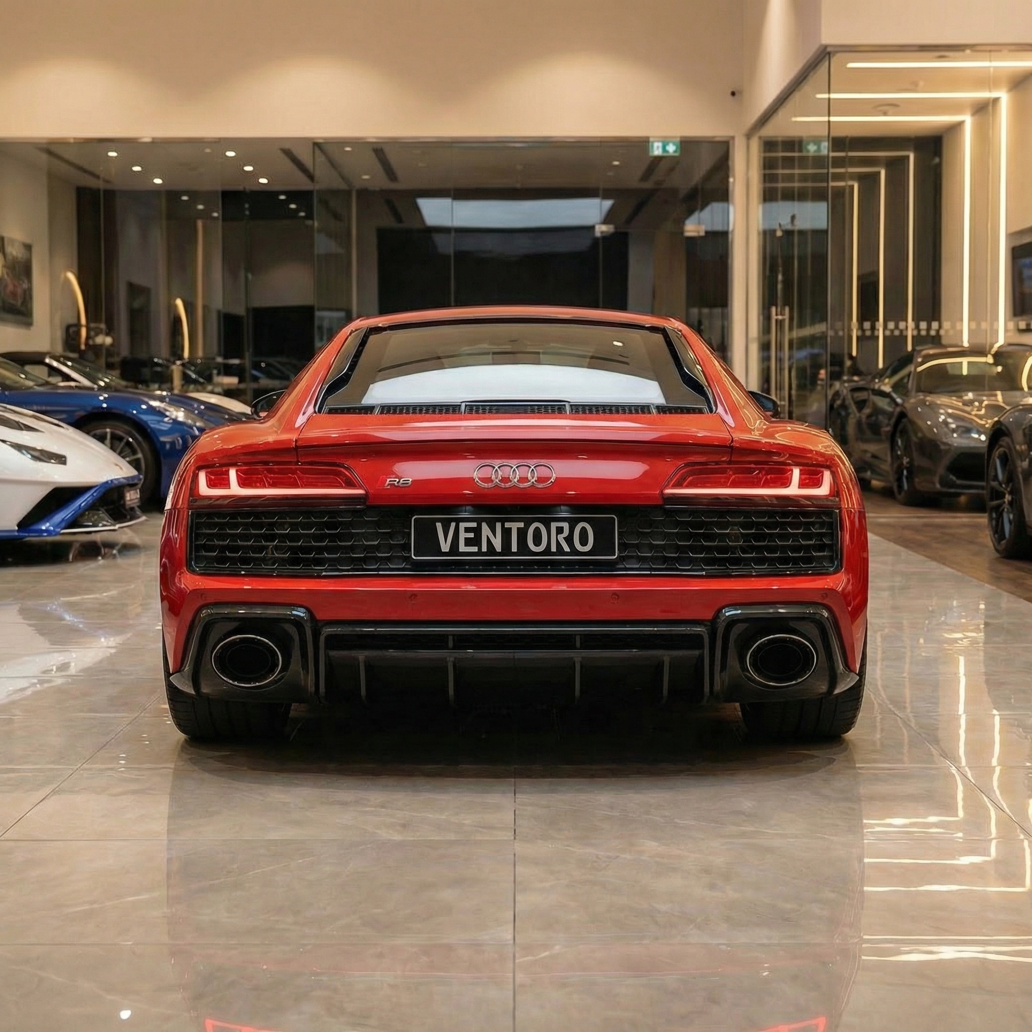 DYFUZOR ZDERZAKA TYLNEGO CARBON AUDI R8 - Image 4