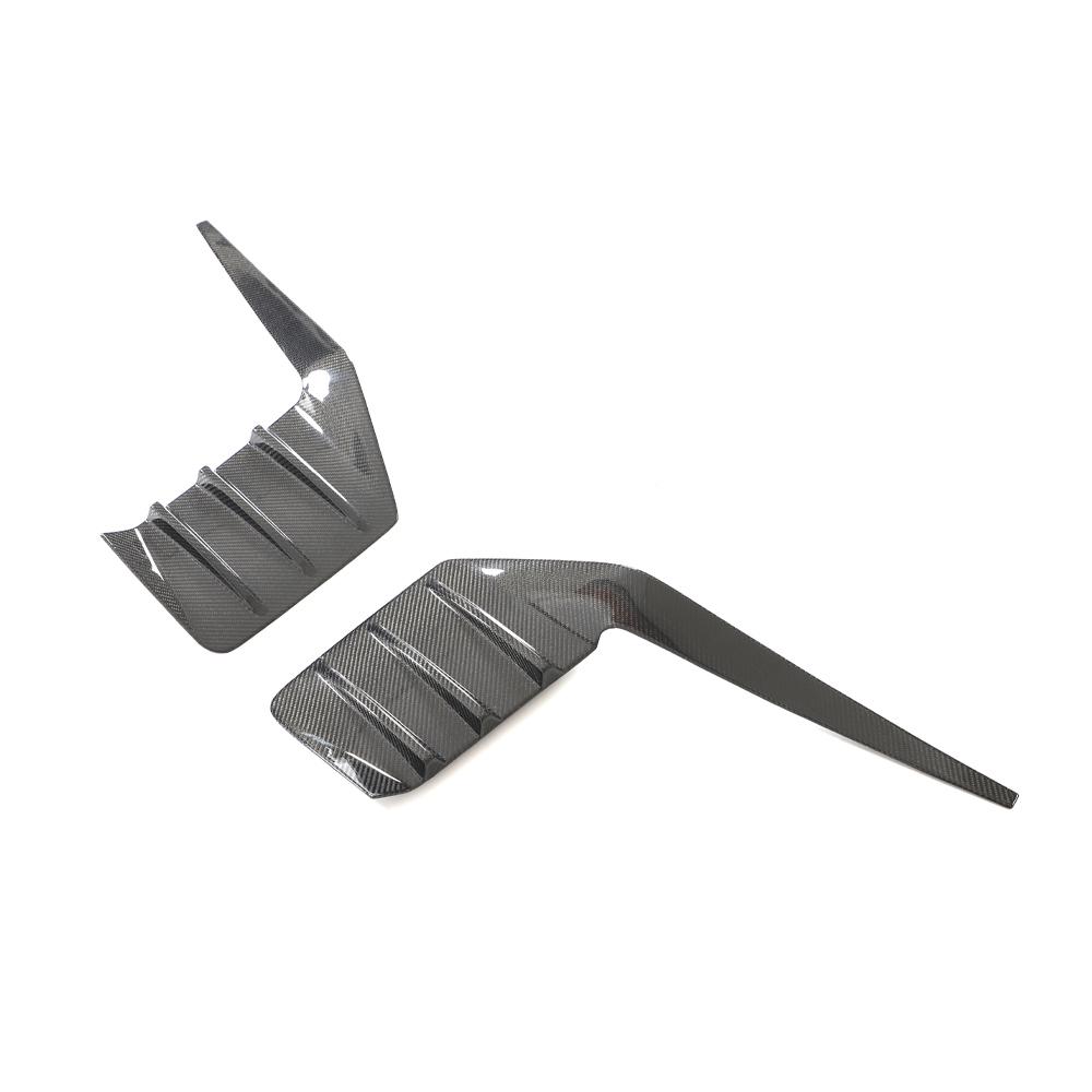 DOKŁADKI/LOTKI ZDERZAKA TYLNEGO CARBON BMW G87 M2 - Image 2