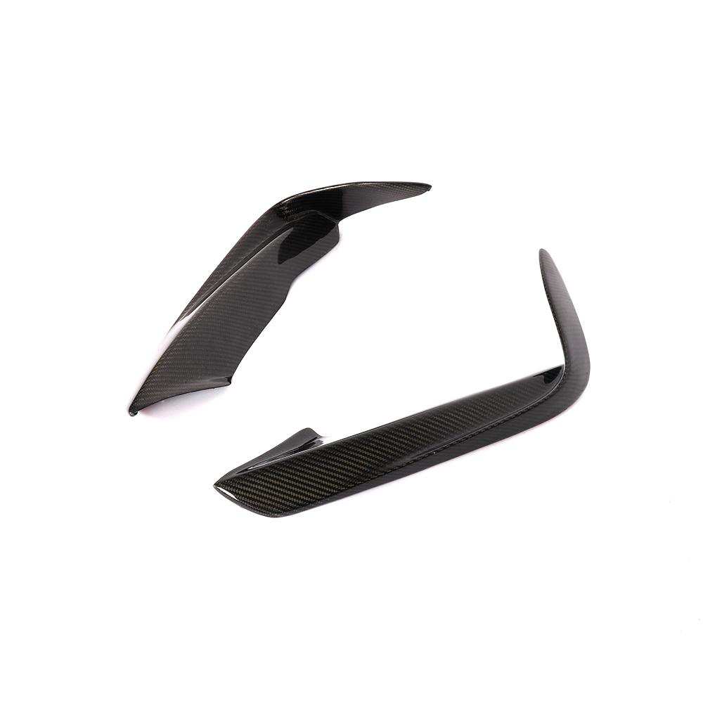 DOKŁADKI/LOTKI ZDERZAKA PRZEDNIEGO CARBON BMW F30 M TECH - obrazek 2