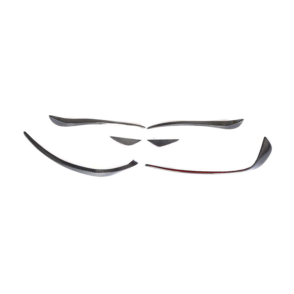 DOKŁADKI/LOTKI ZDERZAKA PRZEDNIEGO CARBON MERCEDES BENZ CLA / C117 - Image 2