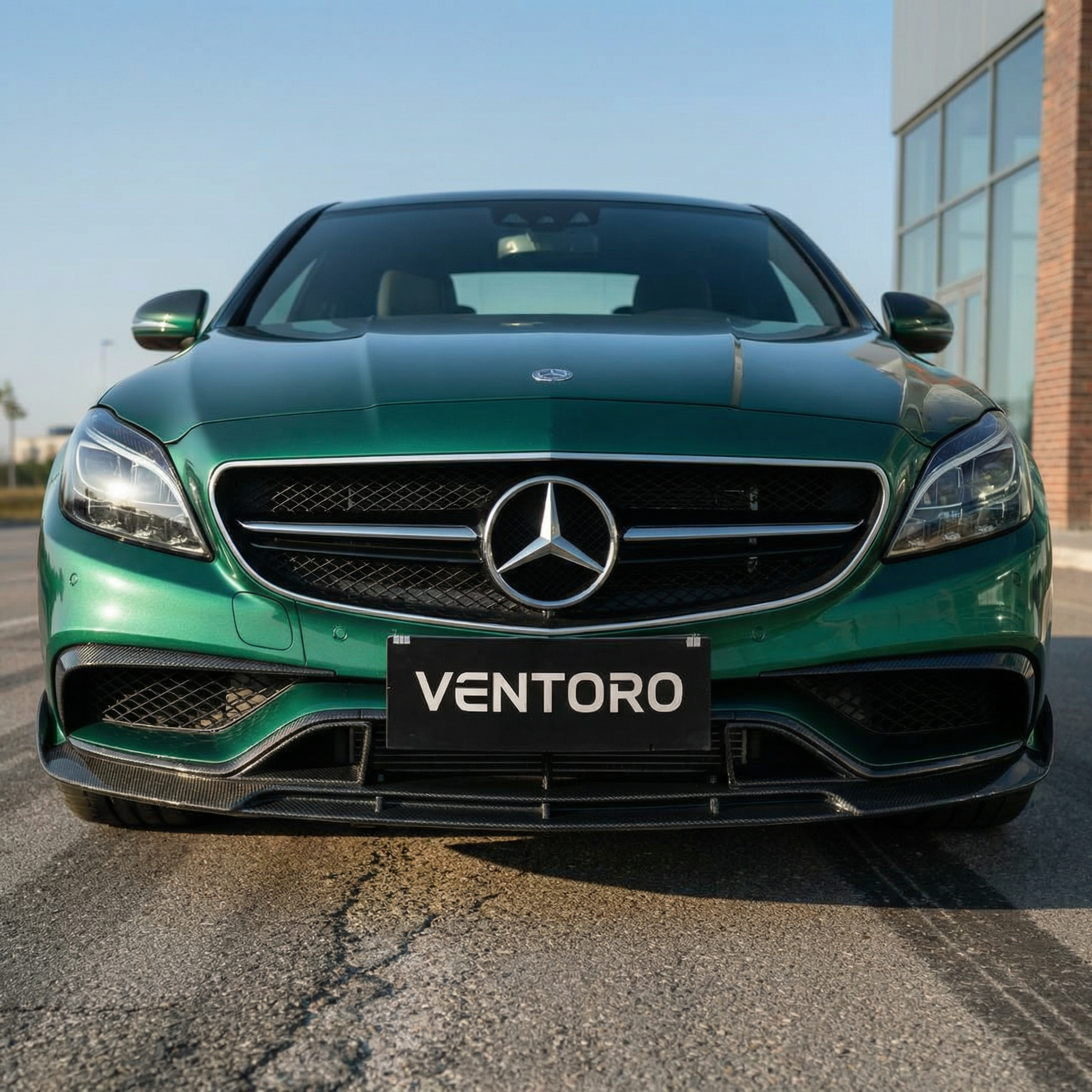 SPLITTER/DOKŁADKA ZDERZAKA PRZEDNIEGO CARBON MERCEDES BENZ CLS 63 / C218 / AMG - Image 4