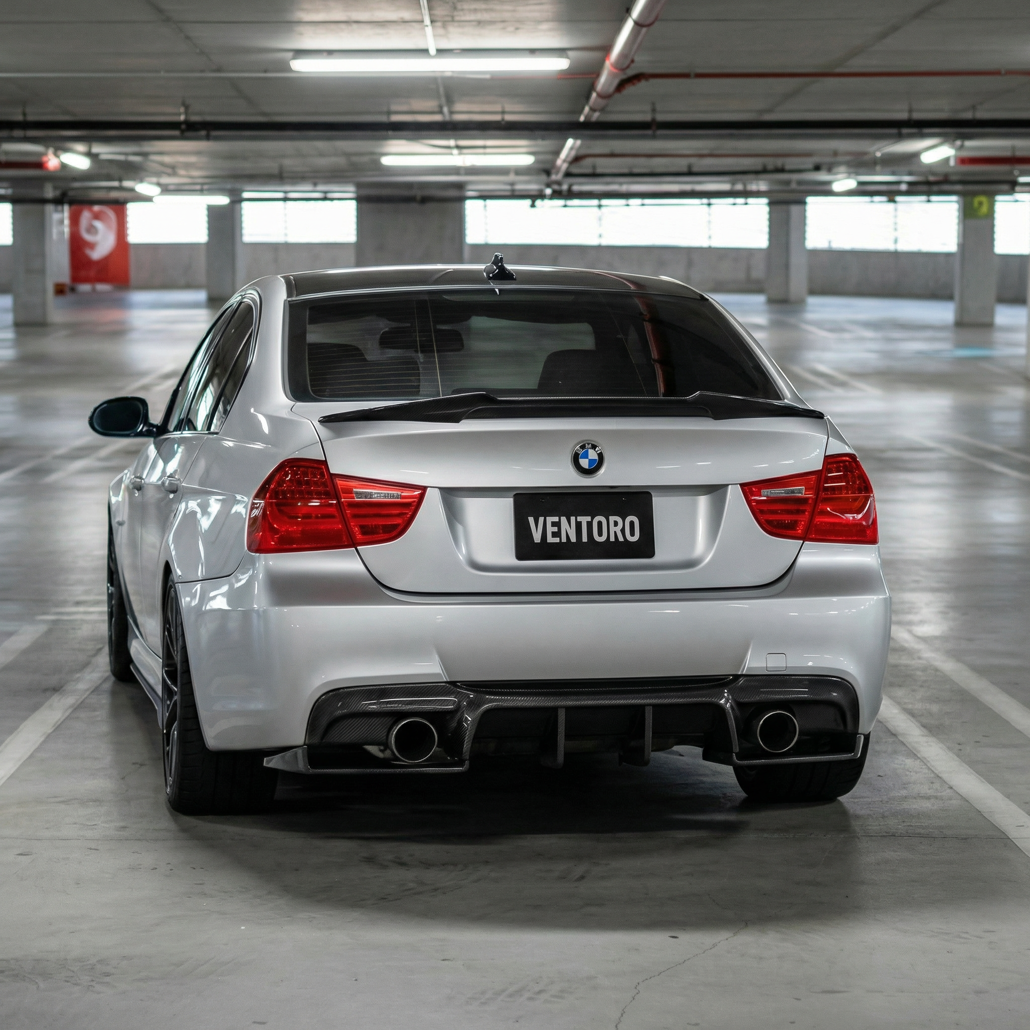 DYFUZOR ZDERZAKA TYLNEGO CARBON BMW E90 M TECH - Image 4