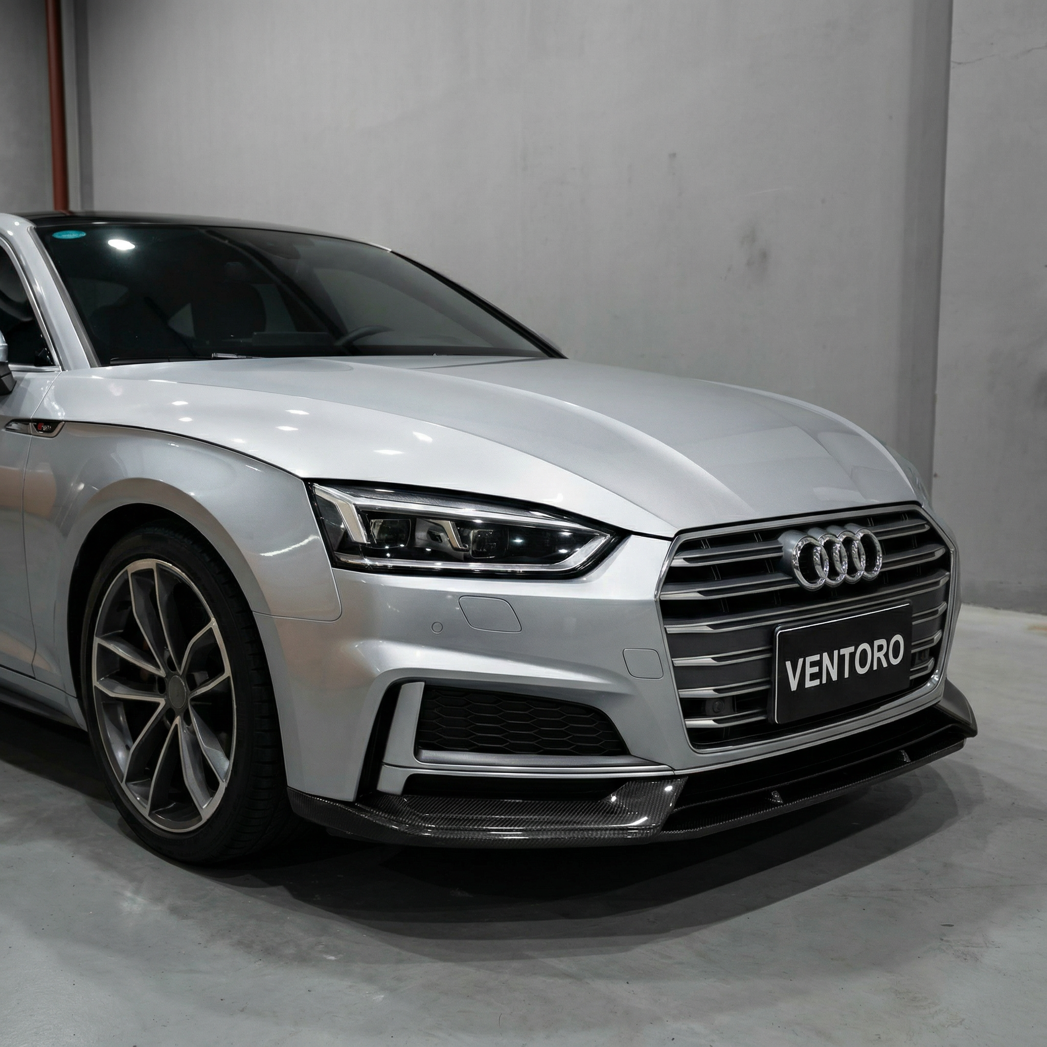 SPLITTER/DOKŁADKA ZDERZAKA PRZEDNIEGO CARBON AUDI A5 8W S-LINE / S5 8W / COUPE / HATCHBACK / SEDAN - Image 4