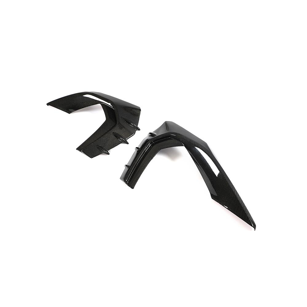 DOKŁADKI/LOTKI ZDERZAKA PRZEDNIEGO CARBON AUDI S3 8Y SEDAN - Image 3