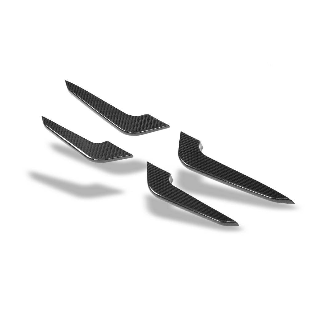 DOKŁADKI/LOTKI ZDERZAKA PRZEDNIEGO CARBON AUDI RS3 8Y SEDAN / HATCHBACK - obrazek 3