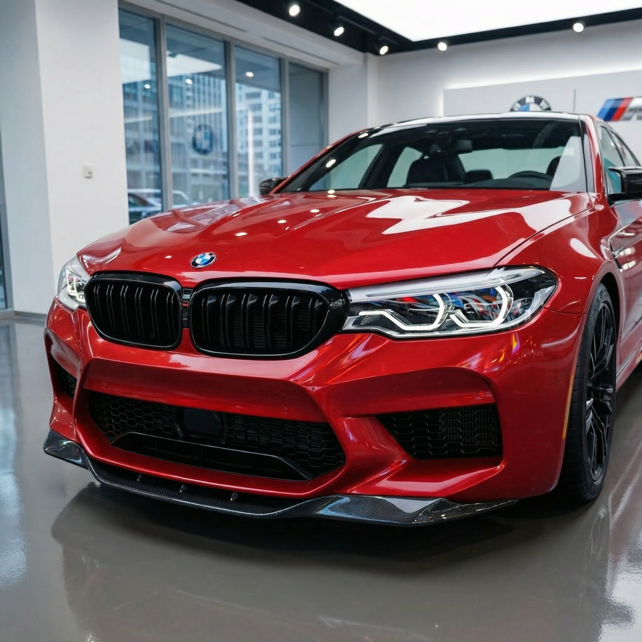 SPLITTER/DOKŁADKA ZDERZAKA PRZEDNIEGO CARBON BMW F90 M5 - Image 4