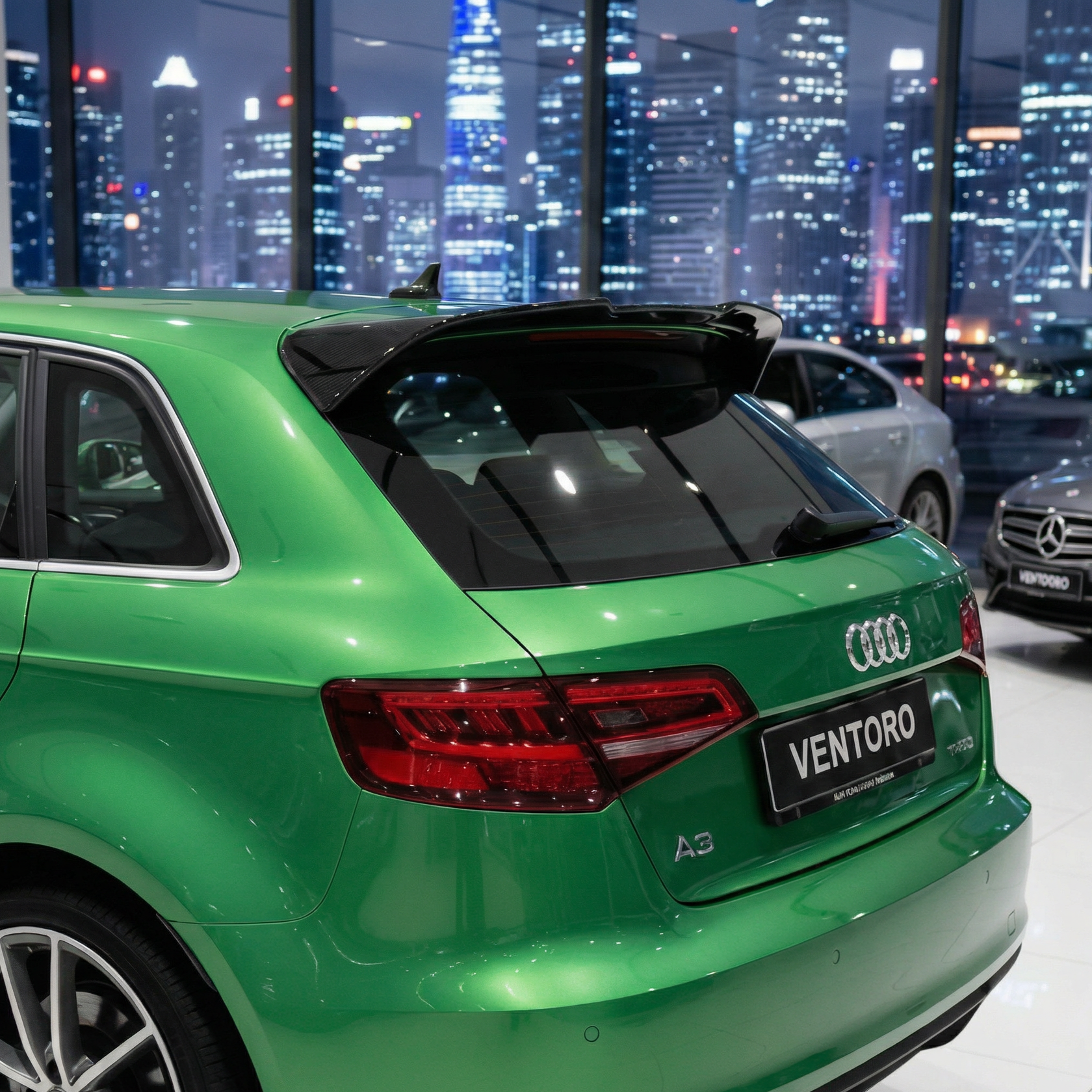 SPOILER/LOTKA TYŁ DACH CARBON AUDI A3 8V HATCHBACK - Image 4