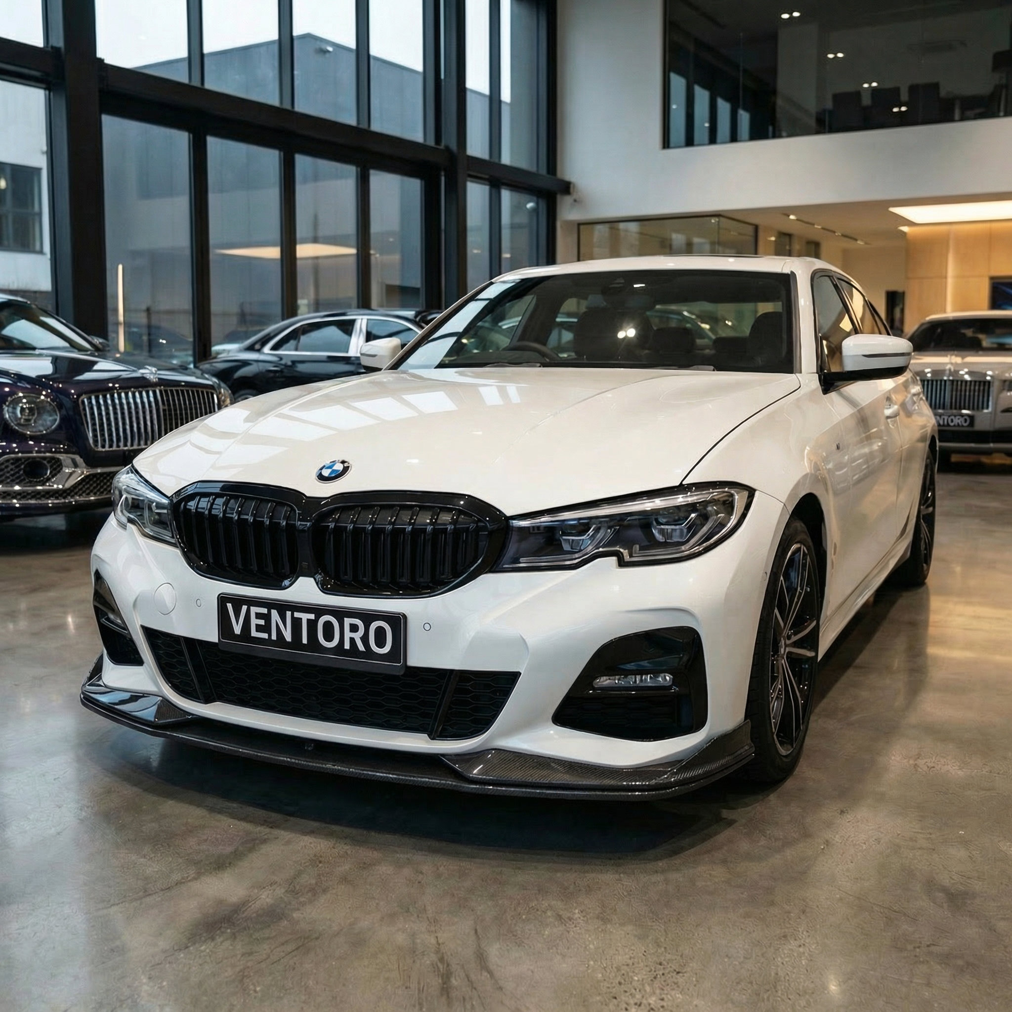 SPLITTER/DOKŁADKA ZDERZAKA PRZEDNIEGO CARBON BMW G20 M TECH - Image 4