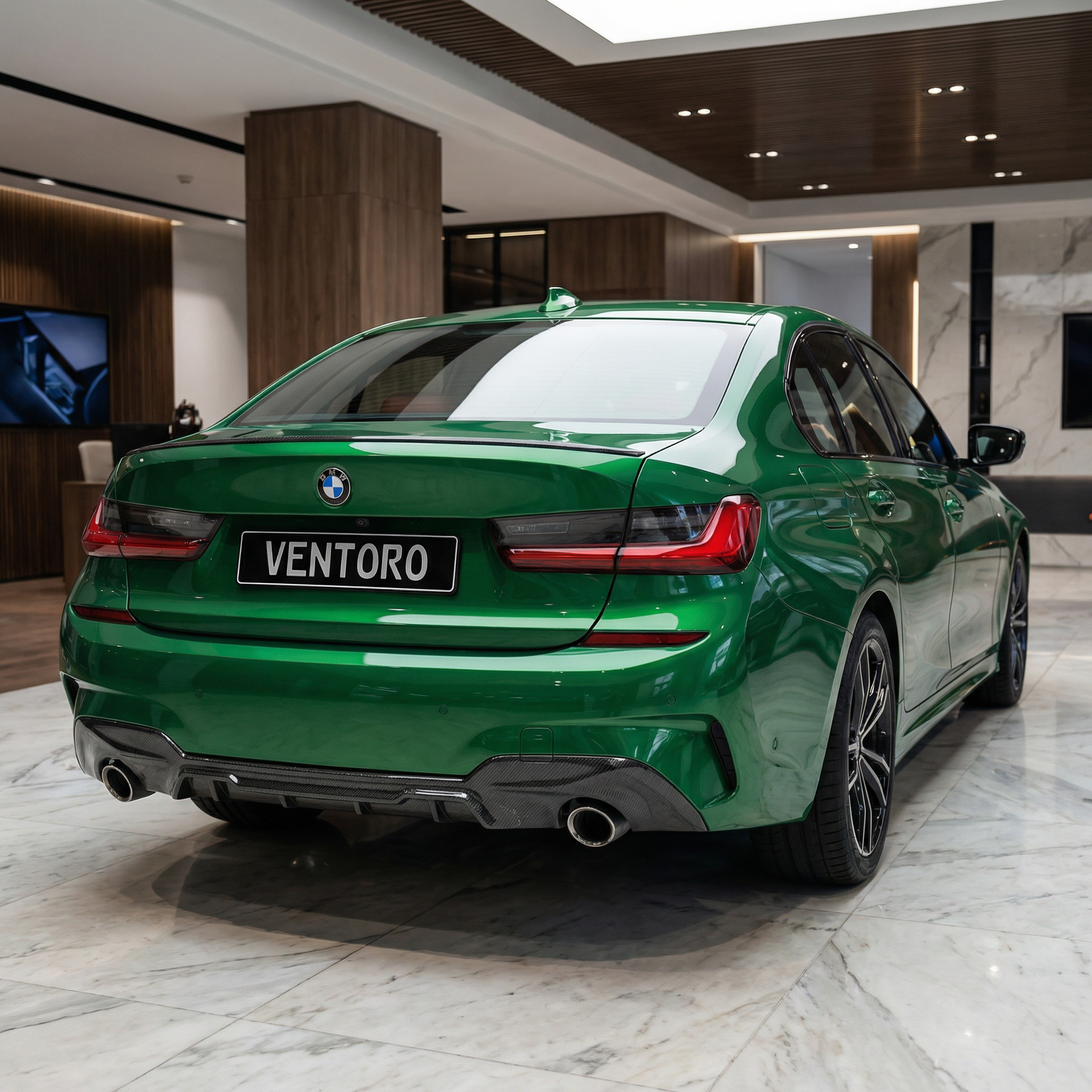 DYFUZOR ZDERZAKA TYLNEGO CARBON BMW G20 M TECH - Image 4