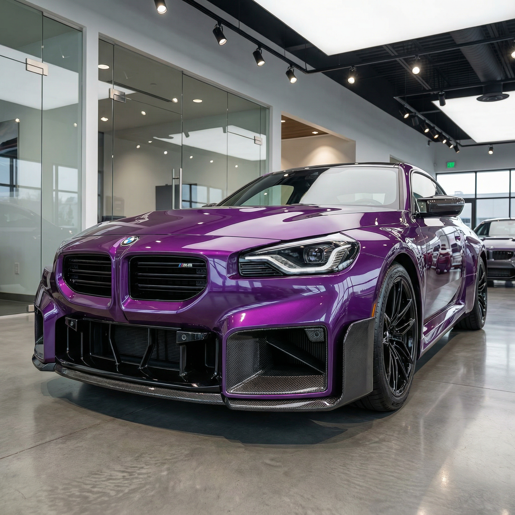 SPLITTER/DOKŁADKA ZDERZAKA PRZEDNIEGO CARBON BMW G87 M2 - Image 4