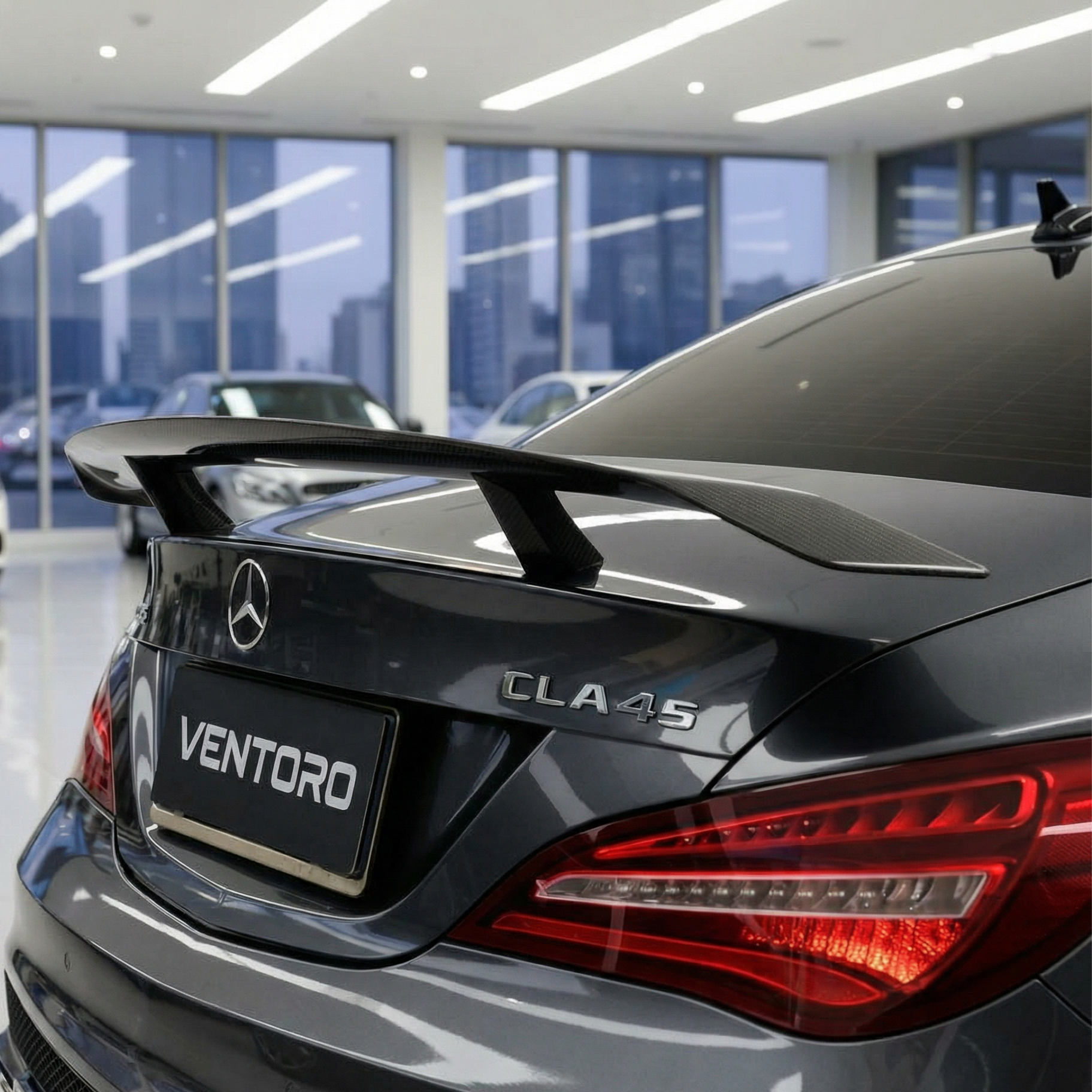 SPOILER/LOTKA TYŁ CARBON MERCEDES BENZ CLA / C117 / AMG - obrazek 3