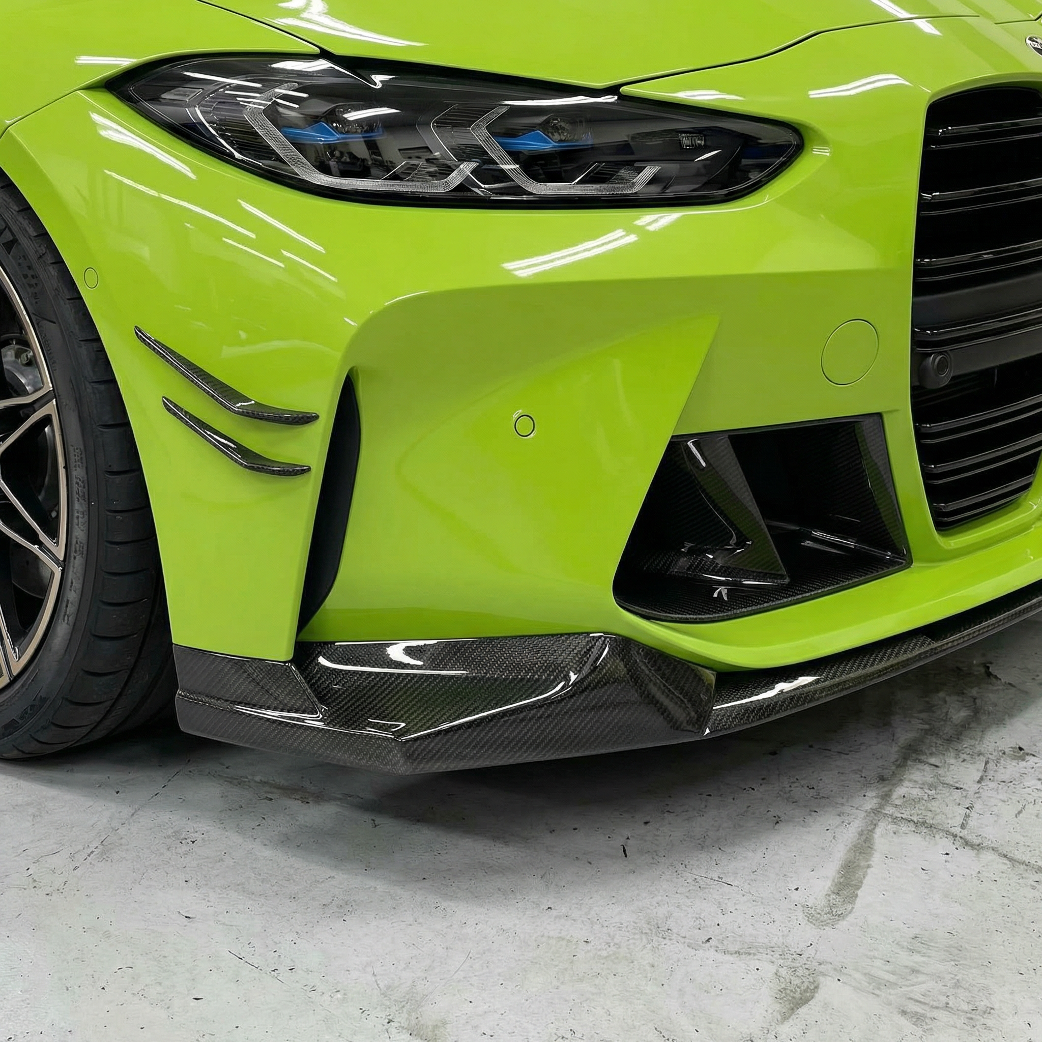 SPLITTER/DOKŁADKA ZDERZAKA PRZEDNIEGO CARBON BMW G80 M3 / G81 M3 C / G82 M4 / G83 M4 C - Image 4