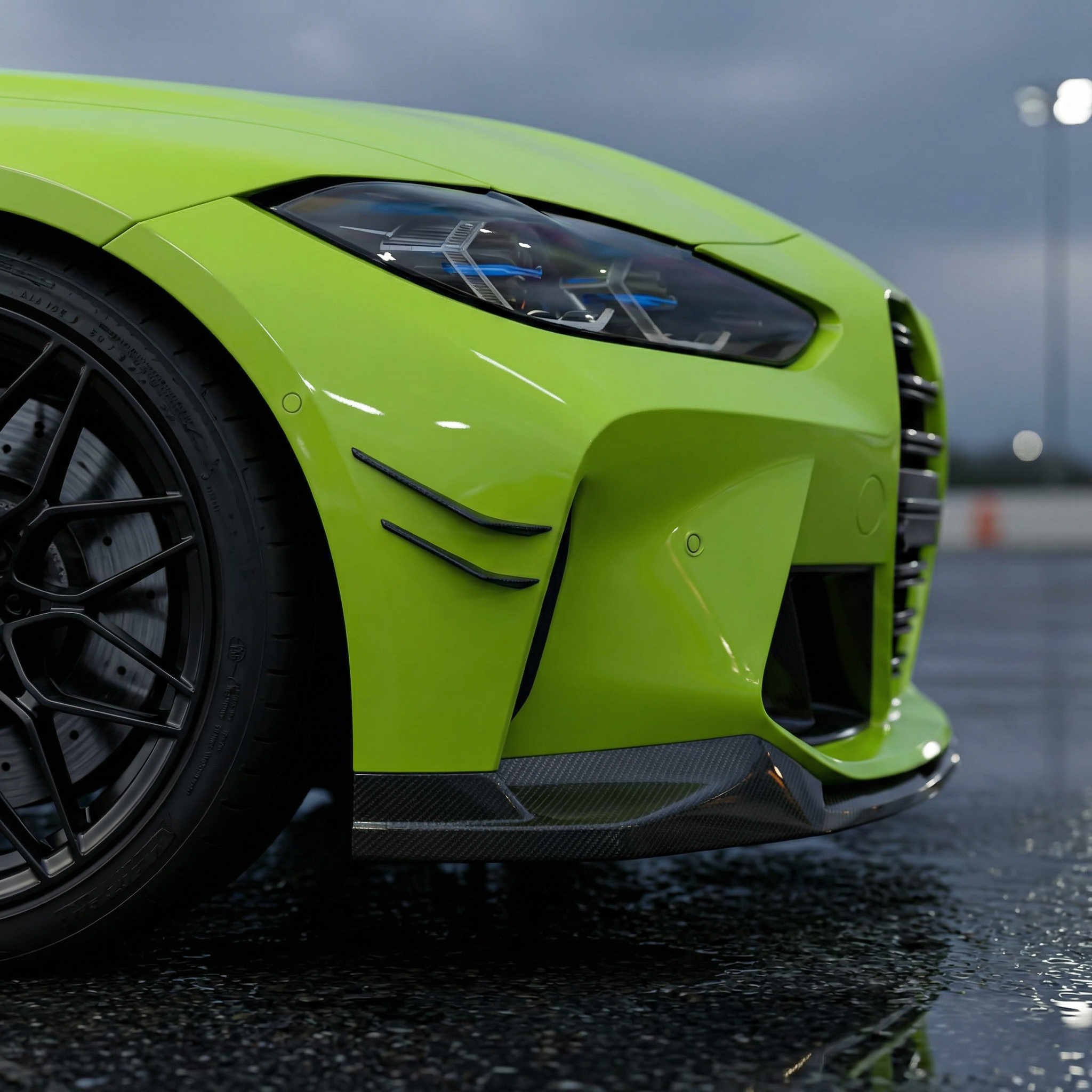 SPLITTER/DOKŁADKA ZDERZAKA PRZEDNIEGO CARBON BMW G80 M3 / G81 M3 C / G82 M4 / G83 M4 C - Image 4