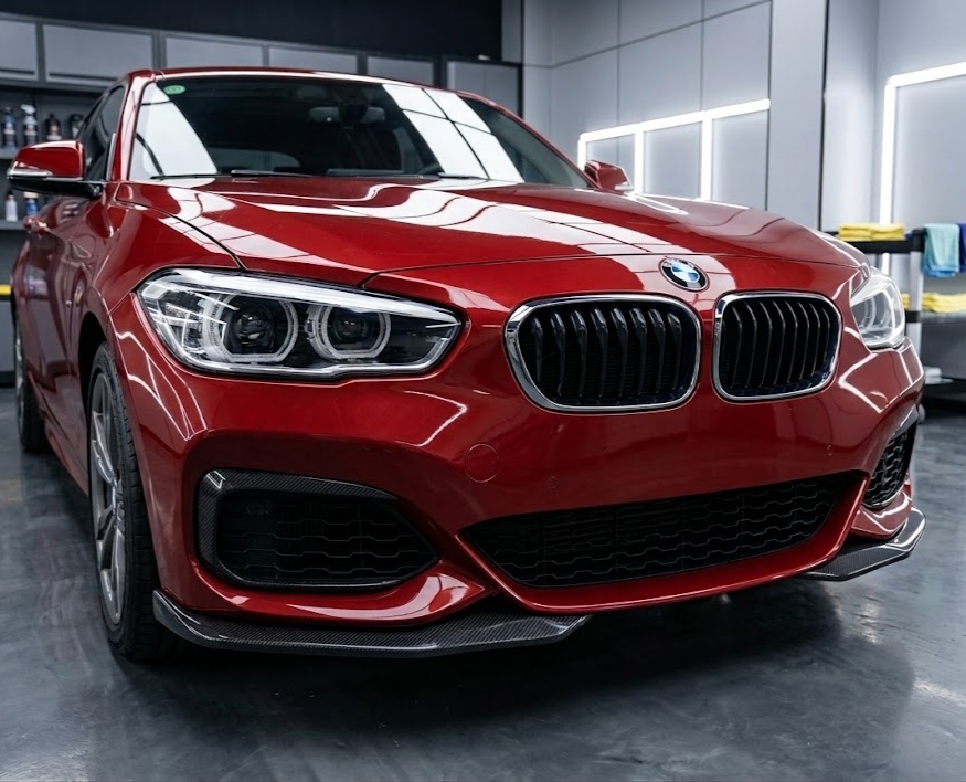 SPLITTER/DOKŁADKA ZDERZAKA PRZEDNIEGO CARBON BMW F20 M TECH - obrazek 4