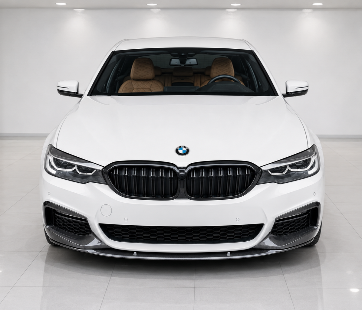 SPLITTER/DOKŁADKA ZDERZAKA PRZEDNIEGO CARBON BMW G30 M TECH - obrazek 4