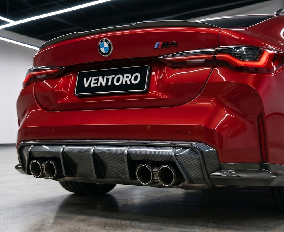 DYFUZOR/DOKŁADKA ZDERZAKA TYLNEGO CARBON BMW G80 M3 / G82 M4 / G83 M4 - obrazek 4