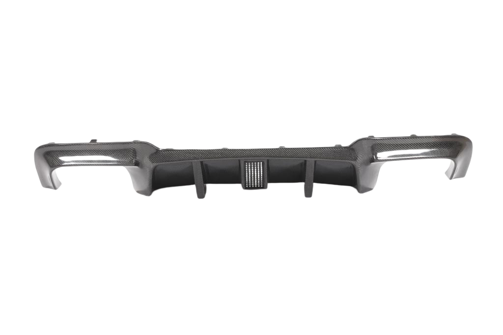 DYFUZOR ZDERZAKA TYLNEGO + LED CARBON BMW F10 M TECH - obrazek 3