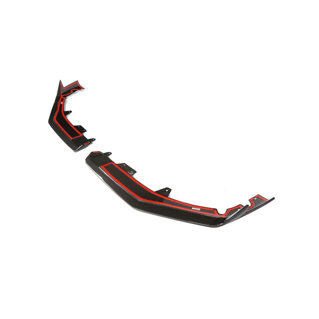 SPLITTER/DOKŁADKA ZDERZAKA PRZEDNIEGO CARBON BMW F95 X5M LCI - obrazek 4