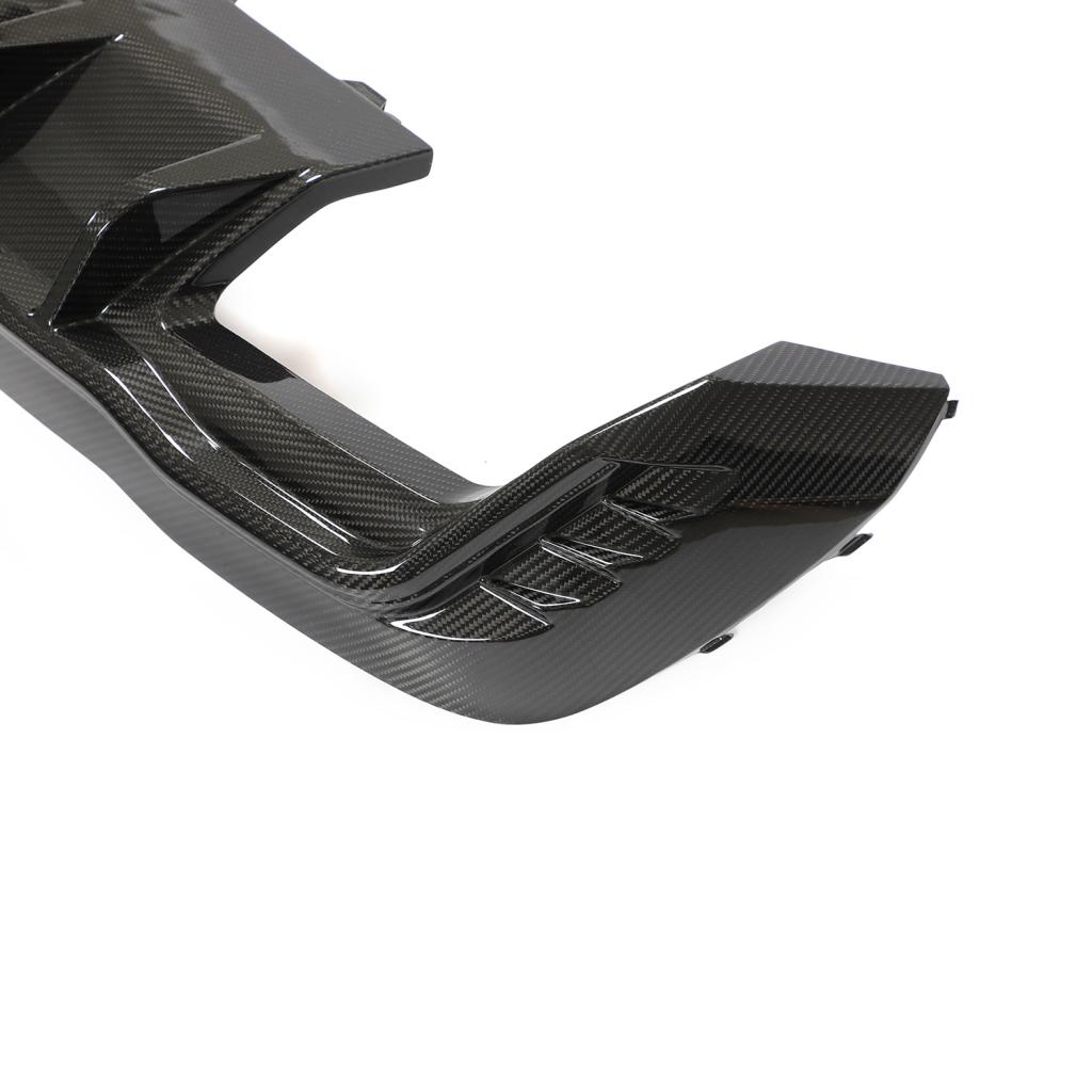 DYFUZOR ZDERZAKA TYLNEGO CARBON AUDI S4 B9 SEDAN - obrazek 2