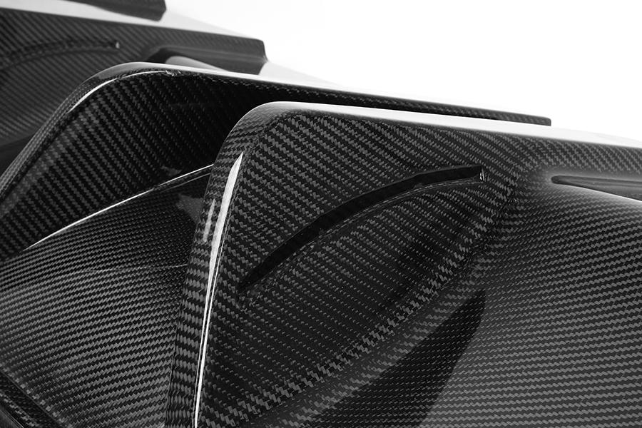 DYFUZOR ZDERZAKA TYLNEGO CARBON MERCEDES BENZ CLA 45 AMG C117 - obrazek 3