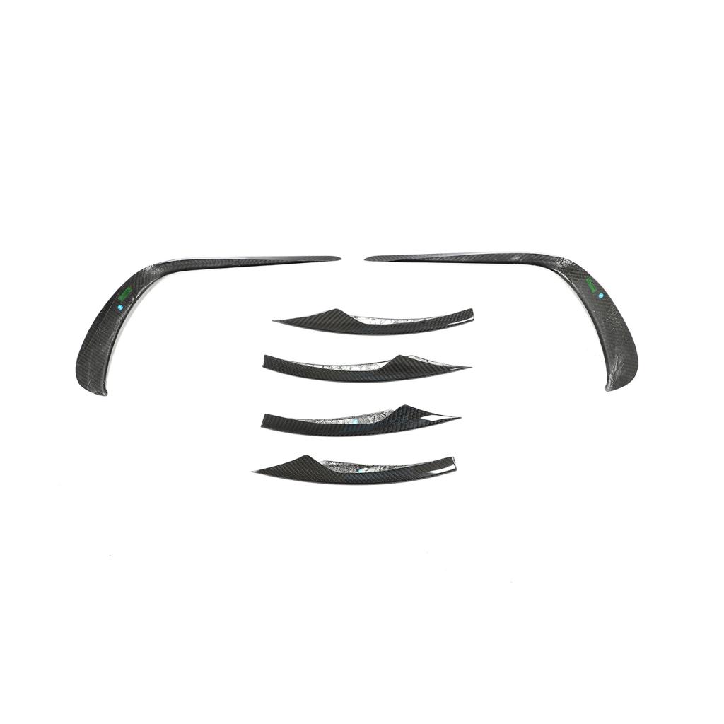 DOKŁADKI/LOTKI ZDERZAKA PRZEDNIEGO CARBON MERCEDES BENZ E350 / E450 / W213 AMG SPORT - obrazek 4